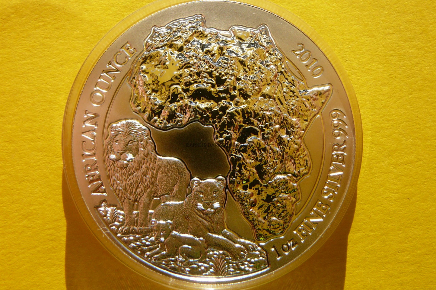 50 MIRONGO RWANDA 2010 LEW SREBRO 999 UNCJA RZADKA