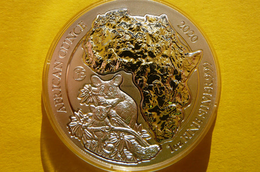 50 MIR RWANDA 2020 GALAGO PRIV F15 SREBRO 999 Oz