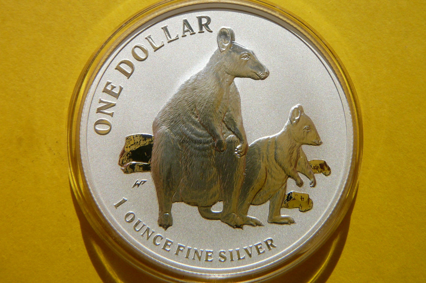 1$ AUSTRALIA 2011 KANGUR SREBRO 999 UNCJA RZADKA