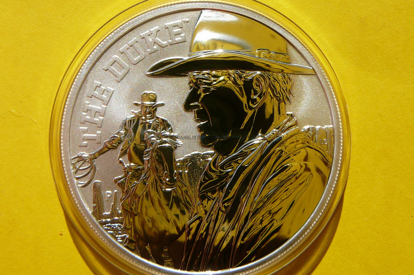 1$ TUVALU 2020 - THE DUKE WAYNE SREBRO 999 UNCJA