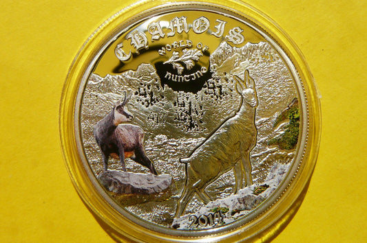 2$ COOK ISL 2014 KOZICA PÓŁNOCNA SREBRO 925 RZADKA