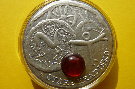 1$ NIUE 2010 STARE HRADISKO SZLAK BURSZTYNOWY +CER