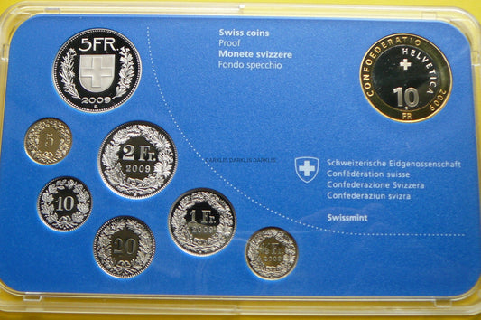 KMS SZWAJCARIA 2009 JELEŃ SZLACHETNY RZADKA PROOF