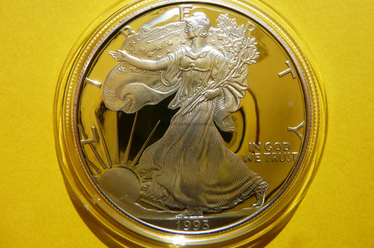 1$ USA 1993 P EAGLE BOGINI WOLNOŚCI LIBERTY Ag Oz PROOF