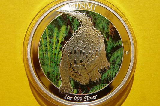 1$ AUSTRALIA 2015 ERA DINOZAURÓW MINMI KOLOR Ag999