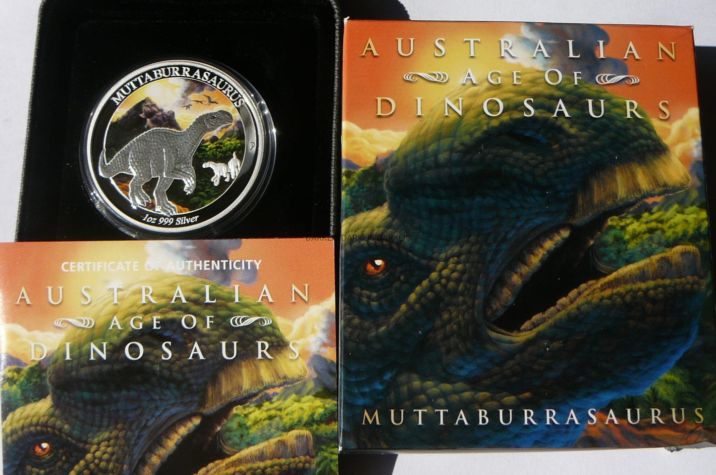 1$ AUSTRALIA 2015 ERA DINOZAURÓW MUTABURAZAUR Ag99