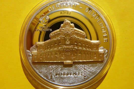 10$ COOK 2009 SEMPEROPER DREZNO NIEMCY Ag 999 Oz+C