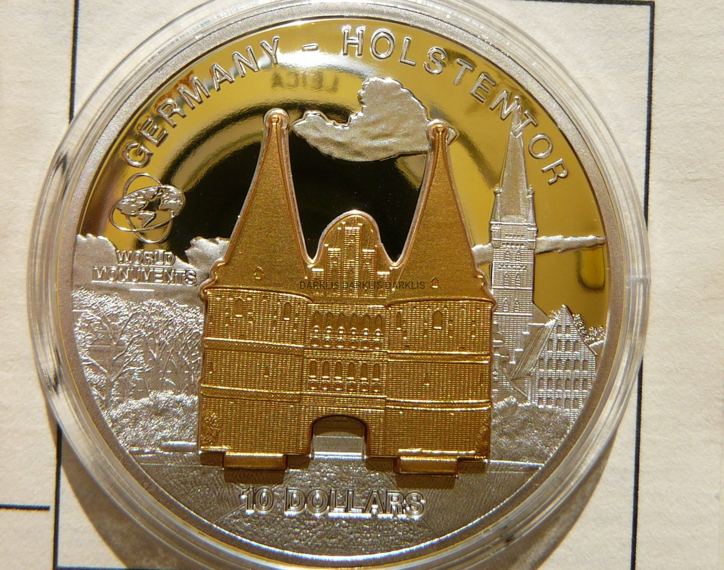 10$ COOK 2009 BRAMA HOLSZTYŃSKA NIEMCY Ag 999 Oz+C