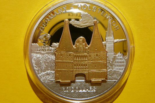 10$ COOK 2009 BRAMA HOLSZTYŃSKA NIEMCY Ag 999 Oz+C