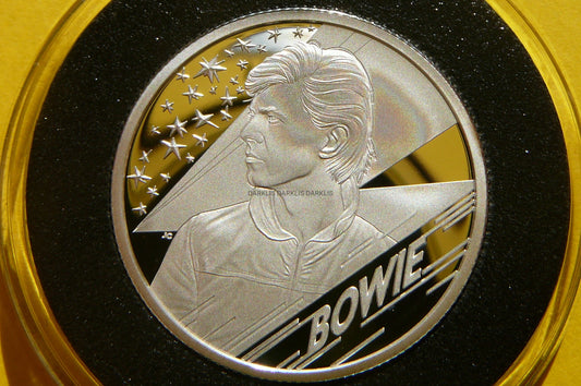 FUNT BRYTANIA 2021 DAVID BOWIE Ag 999 1/2Oz RZADKA