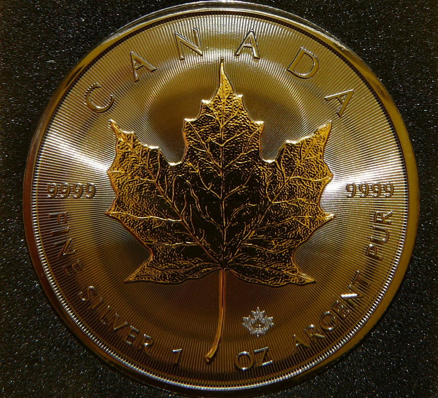 5$ KANADA 2022 LIŚĆ KLONU MAPLE Ag/Au RUTHEN +CER