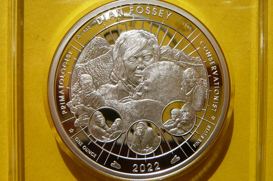 200 FRANK DŻIBUTI 2022 DIANA FOSSEY GORYLE RZADKA