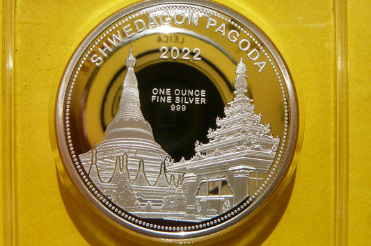 500 KIP LAOS 2022 ŚWIĄTYNIA SHWEDAGON PAGODA RZADKA