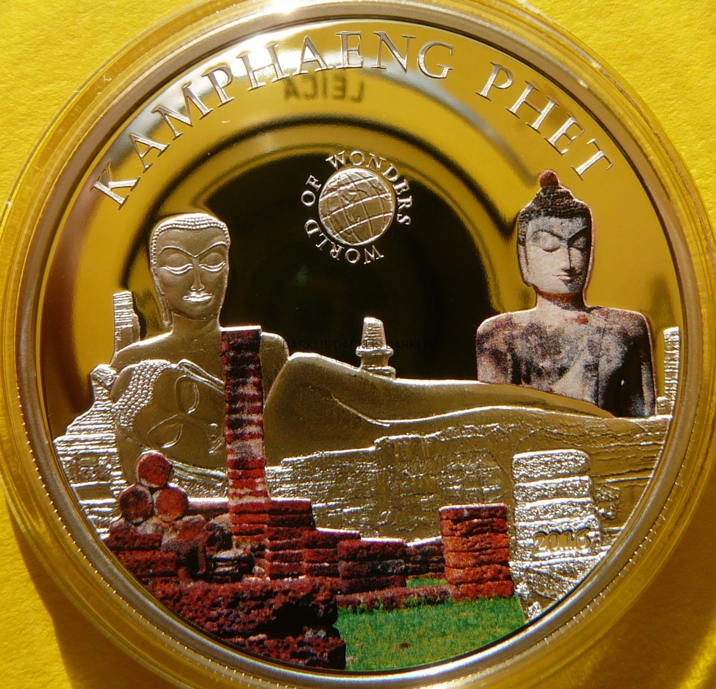 5$ PALAU 2016 TAJLANDIA KAPHAENG PHET CUDA ŚWIATA +CER