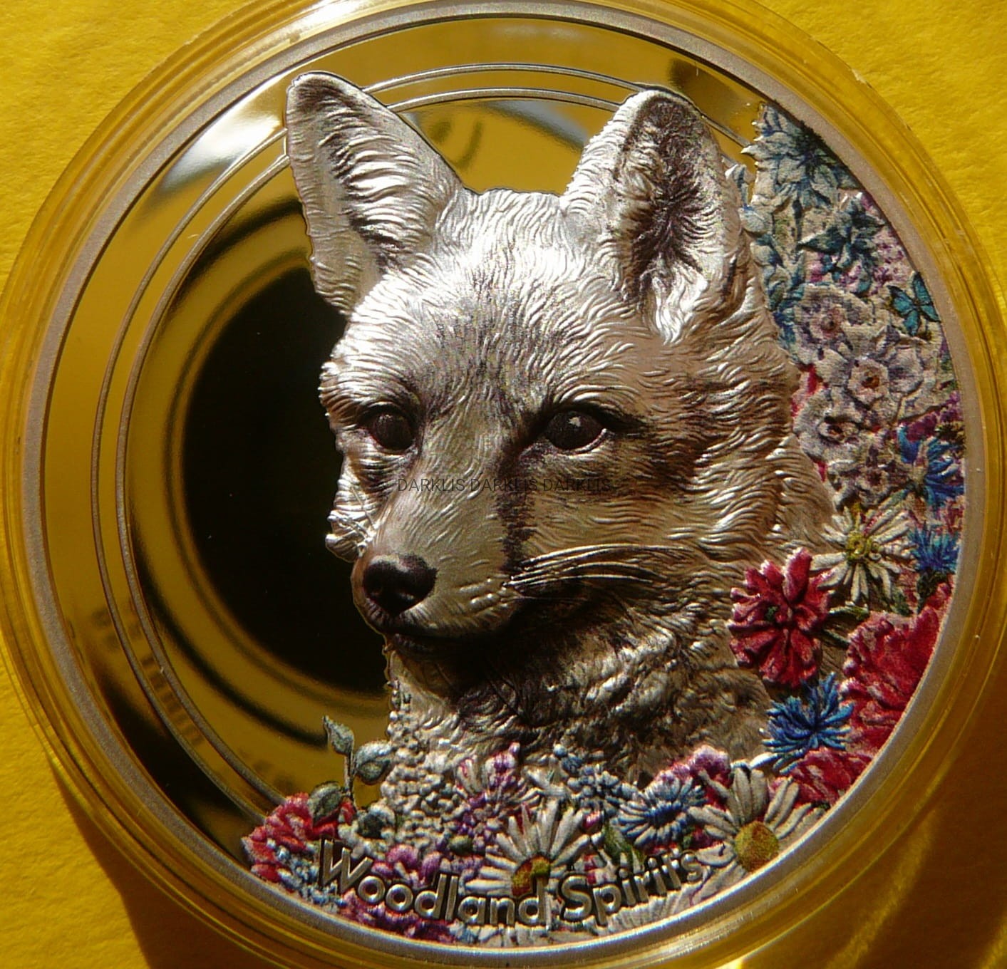500 TUGRIK MONGOLIA 2018 LIS FOX LEŚNE DUCHY +CER