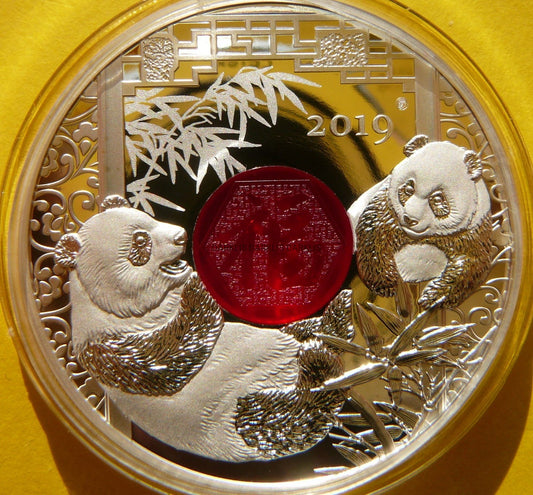1000 SCHIL TANZANIA 2019 PANDA SYMBOL SZCZĘŚCIA