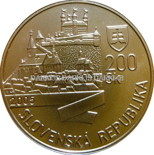 200 KORON SŁOWACJA 2005 ROCZ. KORONACJA LEOPOLDA I