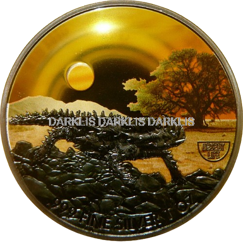 2$ NIUE 2020 MOLOCH STRASZLIWY PUSTYNIA RUTHEN Ag 999 Oz +CE