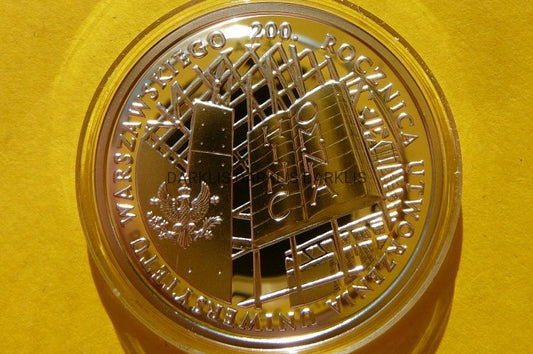 10 ZŁOTY POLSKA 2016 UNIWERSYTET WARSZAWSKI Ag 925