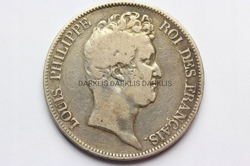 5 FRANCS FRANCJA 1830 A - FILIP LUDWIK I -WERSJA A