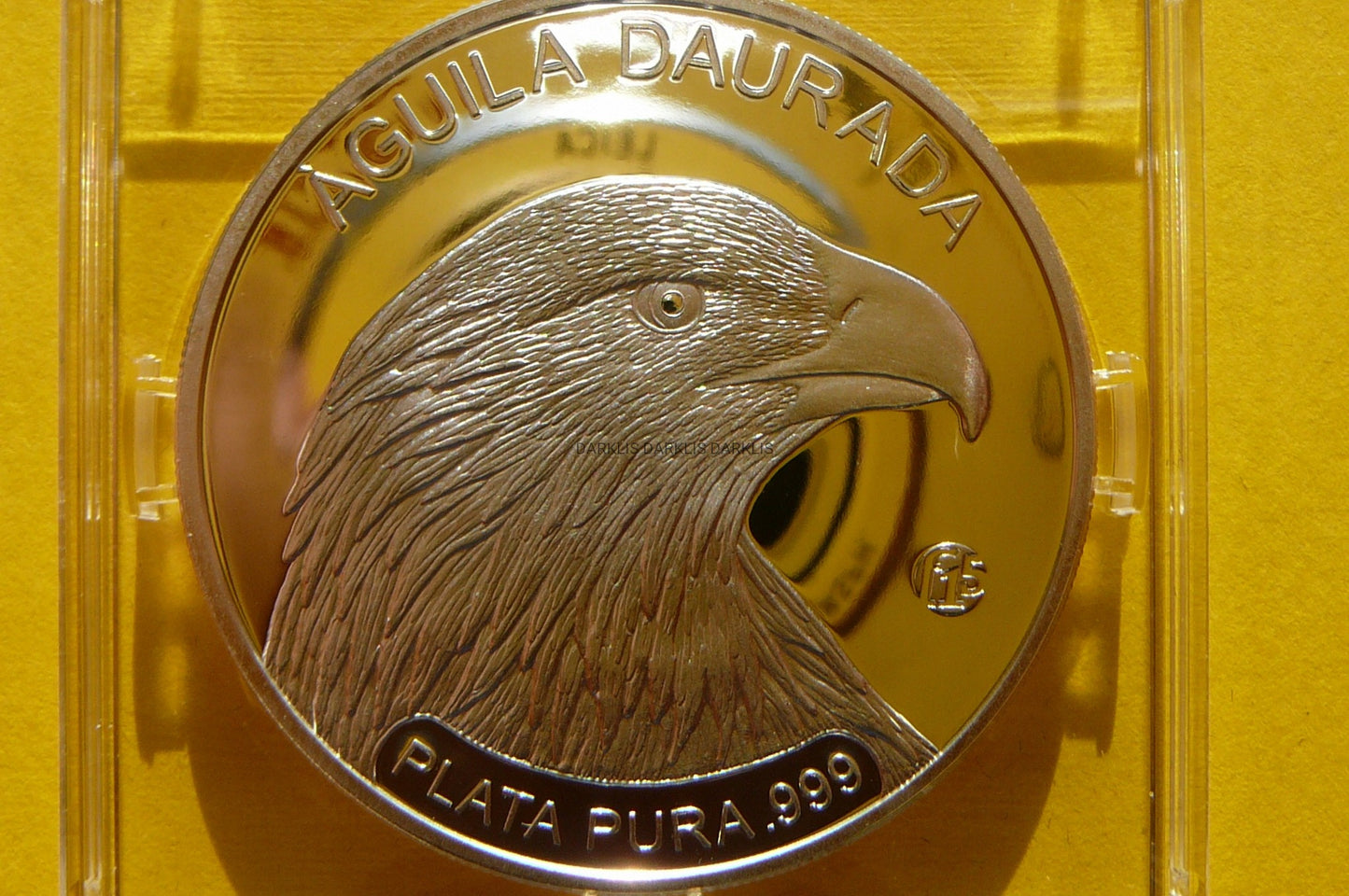10 DINAR ANDORA 2011 ORZEŁ PRZEDNI PRIV F15 Ag 925