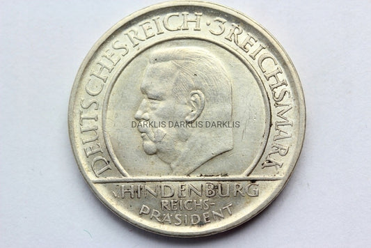 3 MARKI WEIMAR 1929 F HINDENBURG KONSTYTUCJA Nr 2