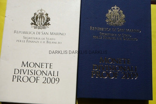 KMS EURO- SAN MARINO 2009 -PROOF LUSTRO- MENNICZE