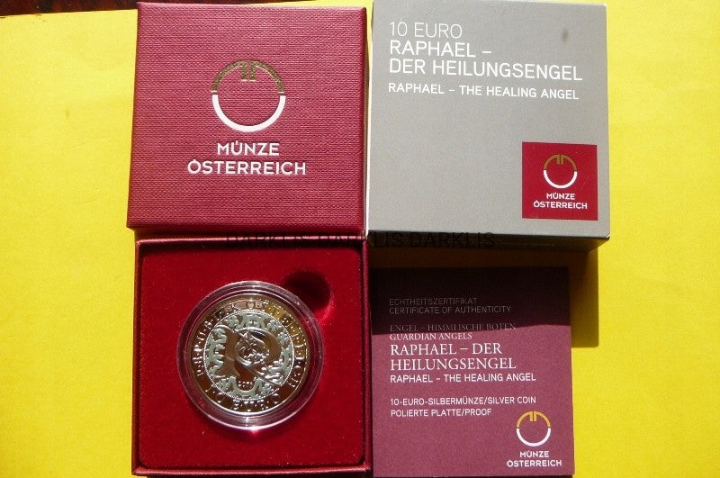 10 EURO AUSTRIA 2018 POSŁANIEC NIEBIOS ARCHANIOŁ R