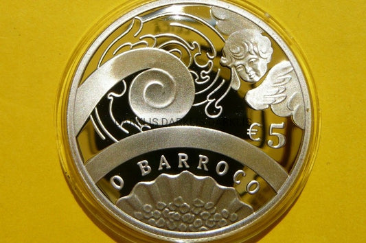 5 EURO PORTUGALIA 2018 EPOKA BAROKU Ag 925 7,5TYS