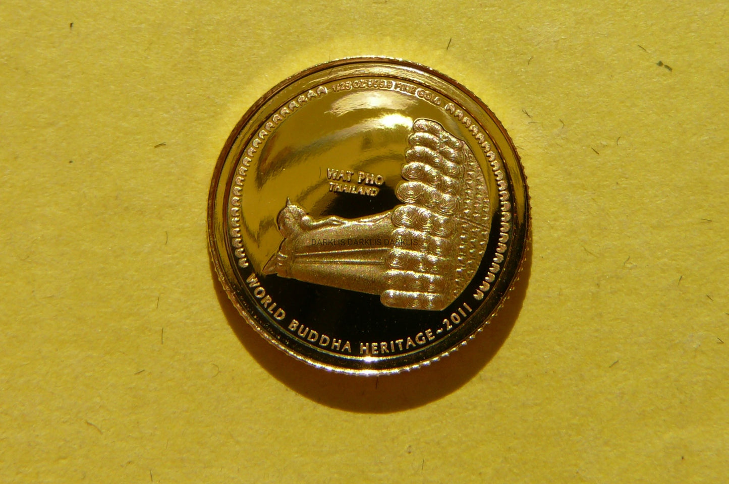 200 NGULT BHUTANU 2011 ŚWIĄTYNIA WAT PHO ZŁOTO