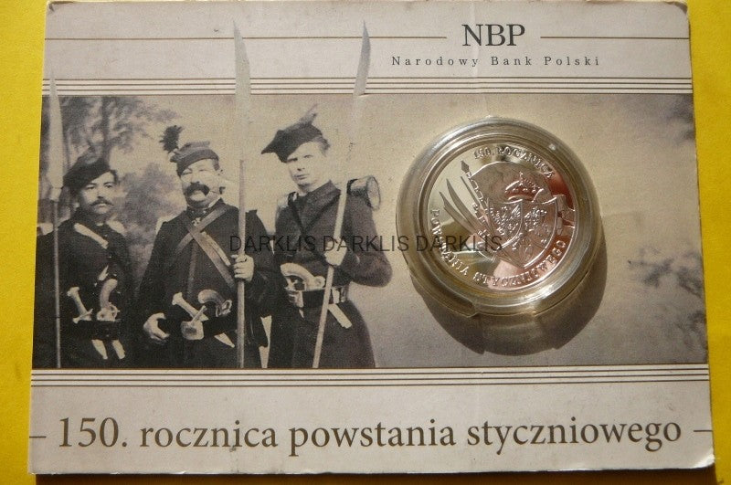 10 ZŁOTY POLSKA 2013 ROCZNICA POWSTANIE STYCZNIOWE