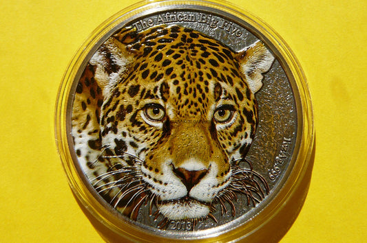 1000 FR KAMERUN 2013 LAMPART WIELKA PIĄTKA Ag 999