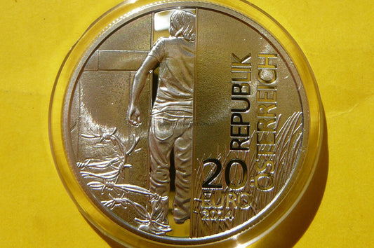 20 EURO AUSTRIA 2014 25 LAT UPADEK ŻELAZNA KURTYNA