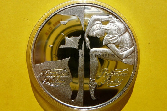 20 RUBLI BIAŁORUŚ 2007 BALET NARODOWY SREBRO 999 UNCJA