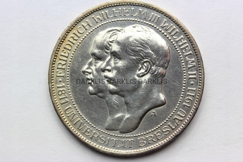 3 MARKI KAISERREICH 1911 UNIWERSYTET WE WROCŁAW N1