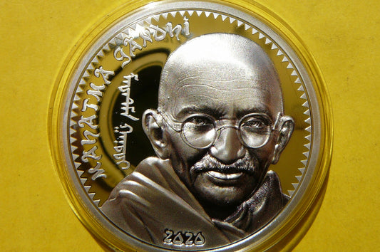 500 TUGRIK MONGOLIA 2020 MAHATMA GANDHI RZADKA 3D