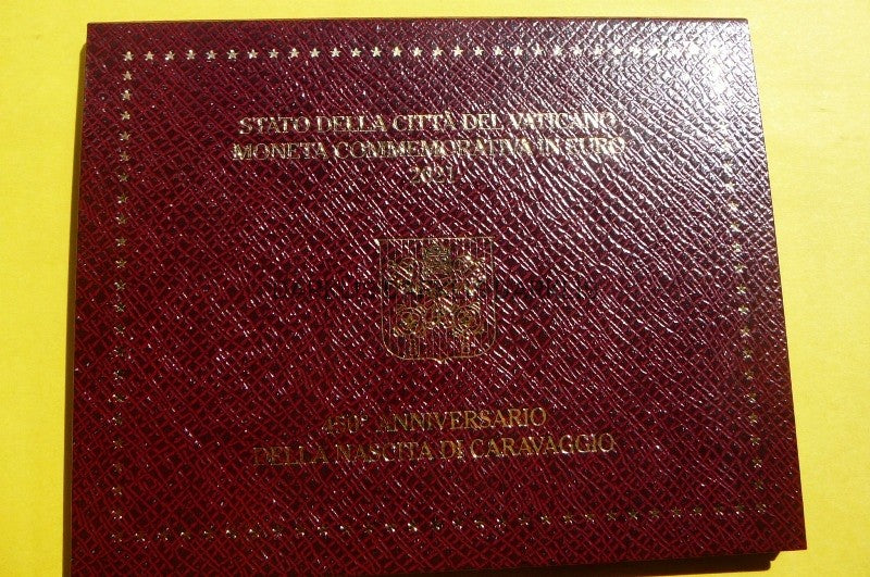 2 EURO WATYKAN 2021 ROCZNICA URODZIN CARAVAGGIO