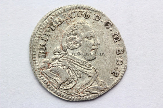KREUZER BRANDENBURGIA 1753 FRYDERYK II SUPER STAN