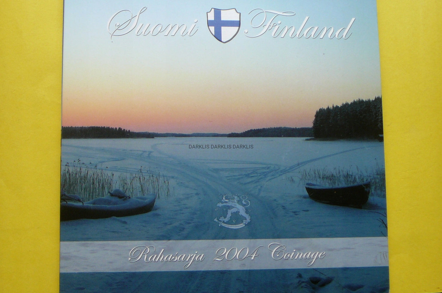 KMS EURO FINLANDIA 2004 NATURA GĘSI KWIATY RARYTAS