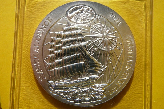 50 FR RWANDA 2021 ŻAGLOWIEC SEDOV SREBRO 999 UNCJA
