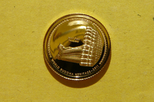 200 NGULT BHUTANU 2011 ŚWIĄTYNIA WAT PHO ZŁOTO