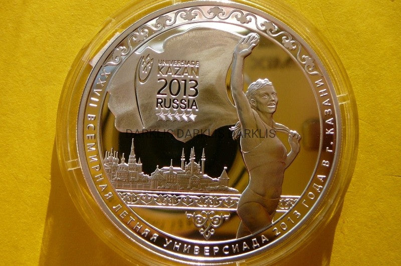 3 RUBLE ROSJA 2013 - UNIWERSJADA W KAZANIU -Ag 925