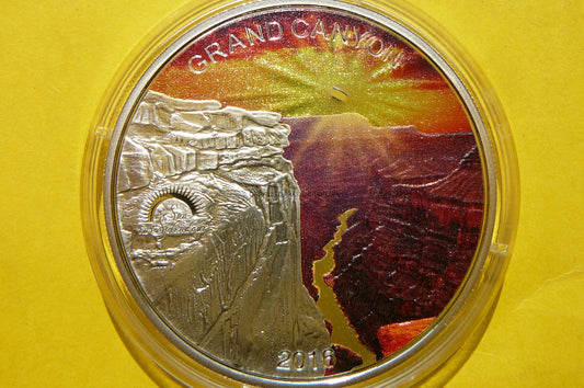 FIJI 3X1$ 2016 SŁOŃCE NIAGARA WIELKI KANION Ag 999