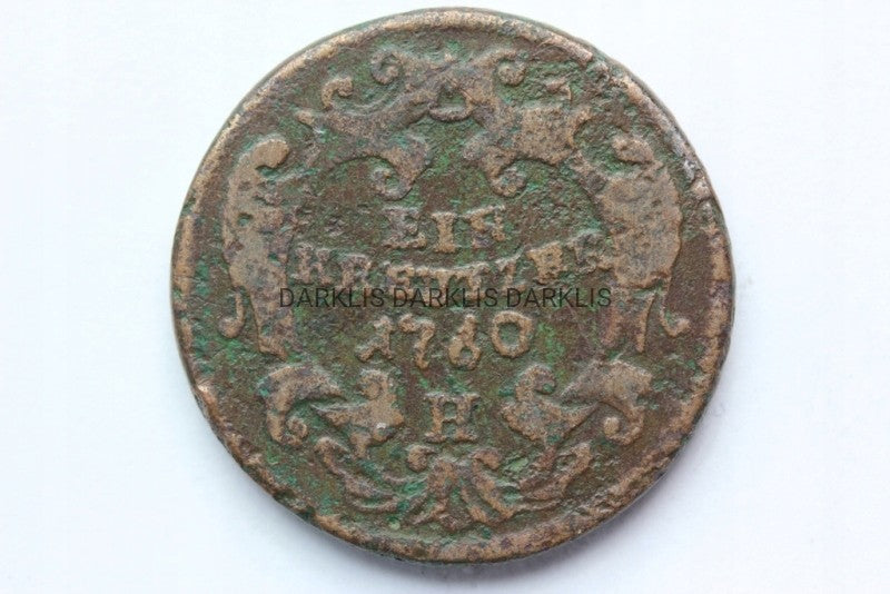 KRAJCAR AUSTRIA 1760 H HALL - FRANCISZEK I - ST.3