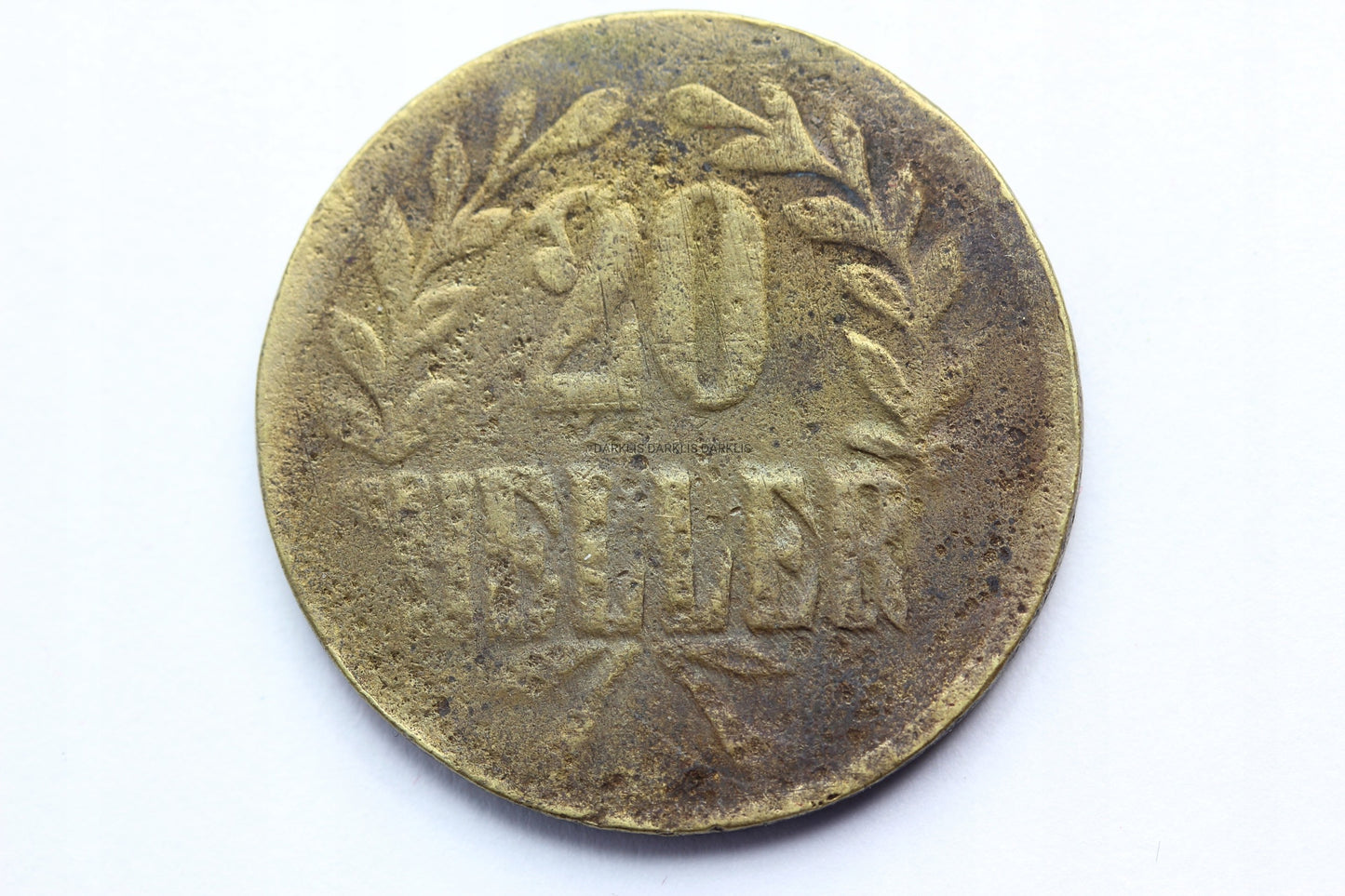 20 HELLER NIEMIECKA AFRYKA WSCHODNIA 1916 T Nr.1