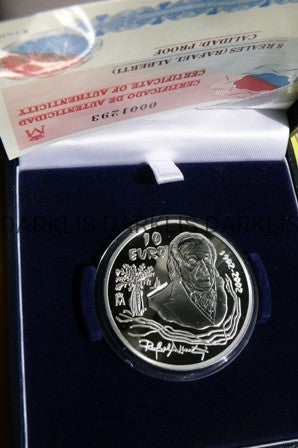 10 EURO HISZPANIA 2002 RAFAEL ALBERTI SREBRO 925+C