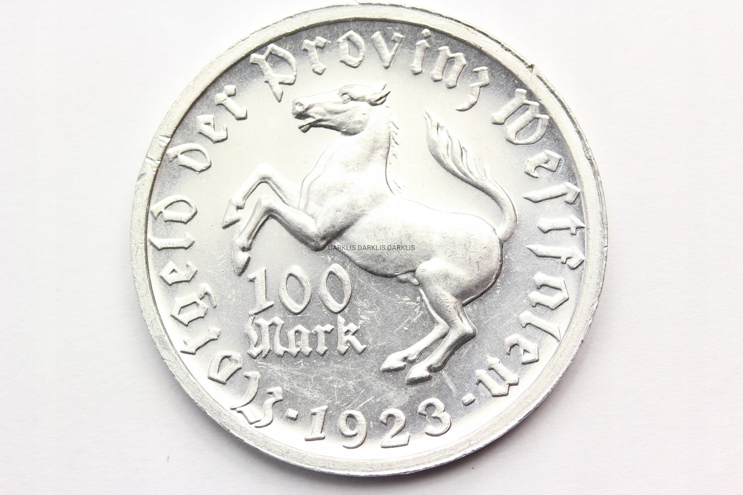 100 MAREK WESTFALIA 1923 KOŃ DROSTE HULSHOFF PROOF