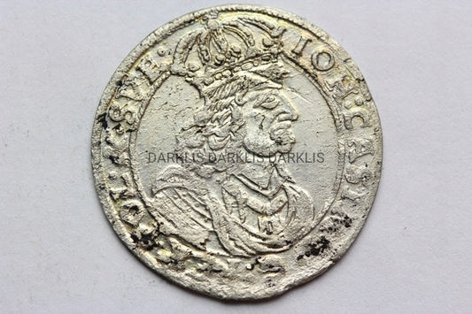 SZÓSTAK POLSKA 1660 TT - JAN II KAZIMIERZ STAN 2