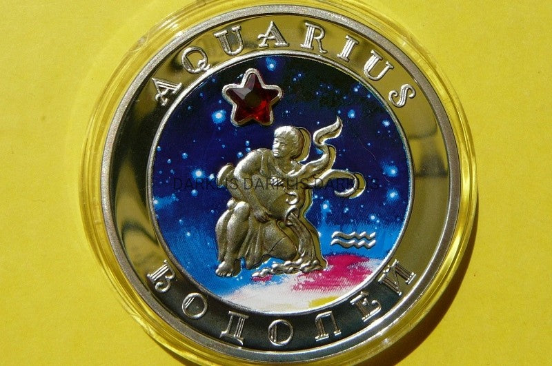 100 DRAM ARMENIA WODNIK ZNAK ZODIAKU SREBRO 925+CE