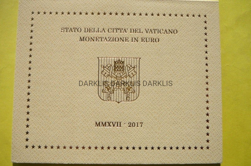 KMS EURO WATYKAN 2017 PAPIEŻ FRANCISZEK darklis